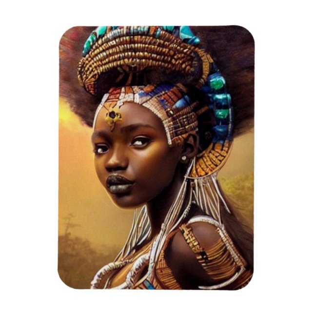 African Queen- Magnet (Vertical)