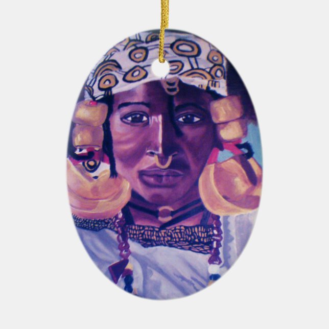 AFRICAN QUEEN ornament (Front)