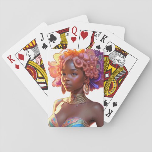 African Queen Playing Cards 