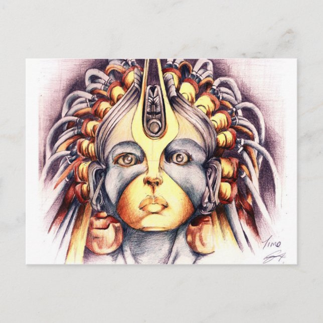 African Queen Postcard (Front)