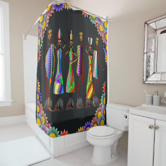 African queen shower curtain