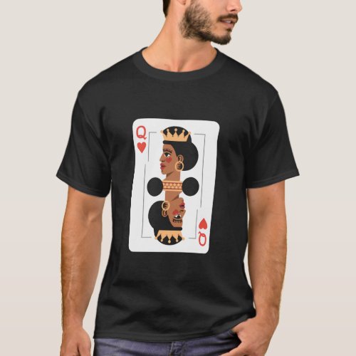 African Queen Tshirt Card Melanin Black Pride BLM