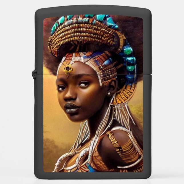 African Queen- Zippo Lighter (Front)