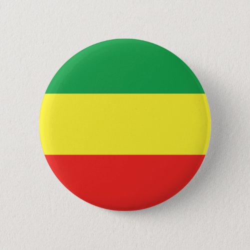 African Rasta Flag Colors Button