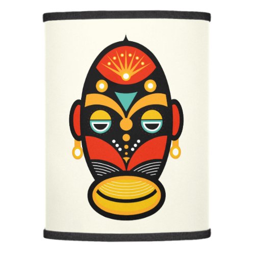 african rasta mask lamp shade