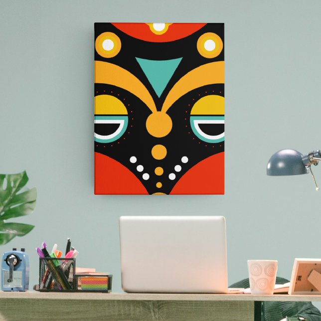 African Rasta Tribal Canvas Print (Creator Uploaded)