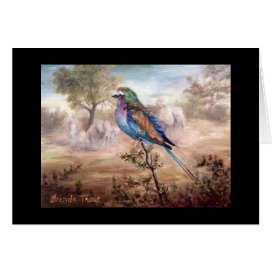 African Roller Cards (Front Horizontal)