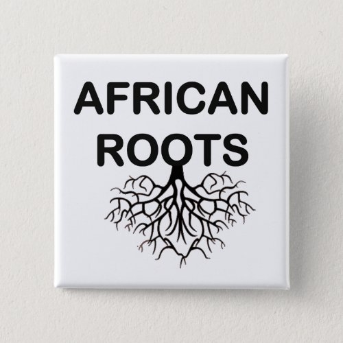 African Roots BHM Button