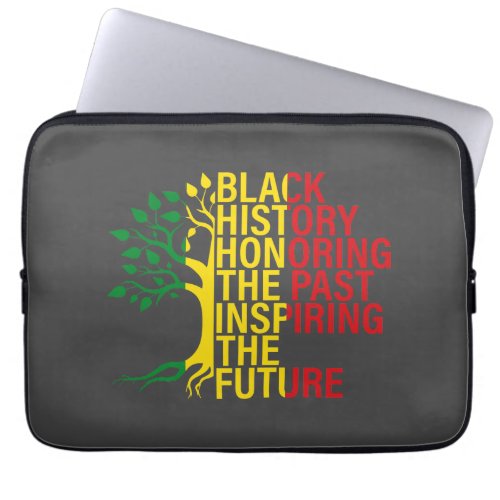 African Roots Black History Month Past and Future Laptop Sleeve