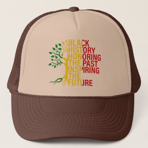 African Roots Black History Month Past and Future Trucker Hat