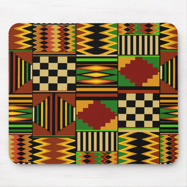 African Royal Kente Cloth Design by Vagabond Folk Art - Virginia Vivier