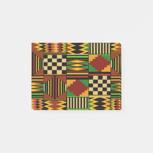 African Royal Kente Cloth Design Post_it Notes