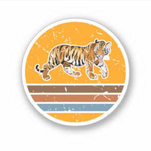 African Safari Animal Lover Gift Tiger. Perfect de Sticker