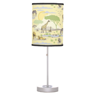 African Safari Baby Nursery Lamp