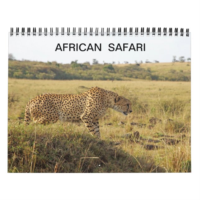 AFRICAN SAFARI CALENDAR (Cover)
