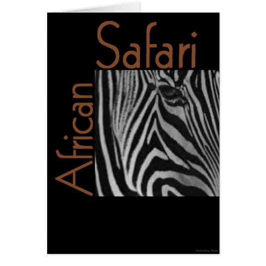 African Safari Card (Front)