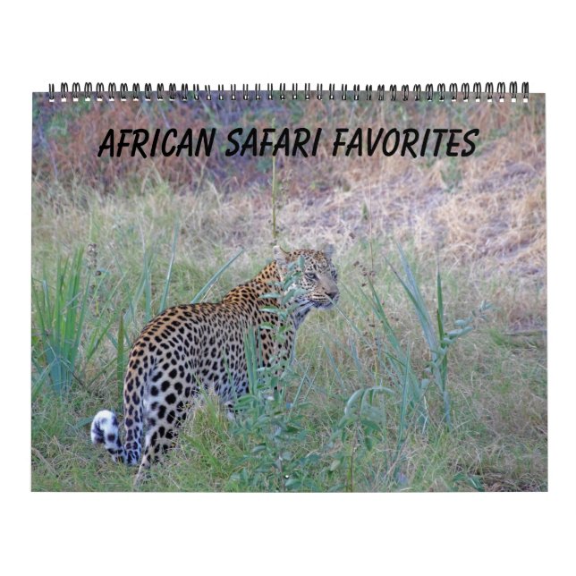 AFRICAN SAFARI FAVORITES CALENDAR (Cover)