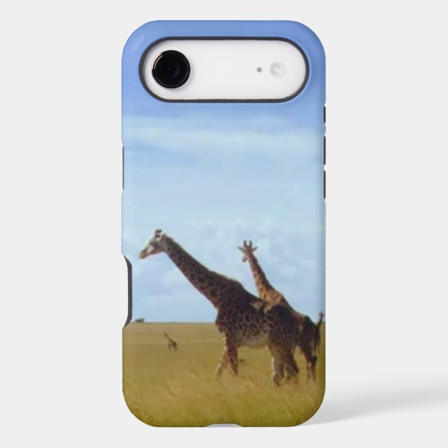 African Safari Giraffes Case-Mate iPhone Case (Back)