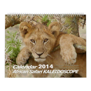 African Safari KALEIDOSCOPE Calendar 2014 2-Pg.