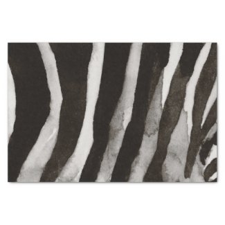 African Safari Painted Zebra Stripes