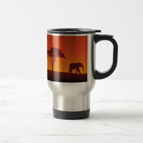 African Safari Silhouette _ Mug