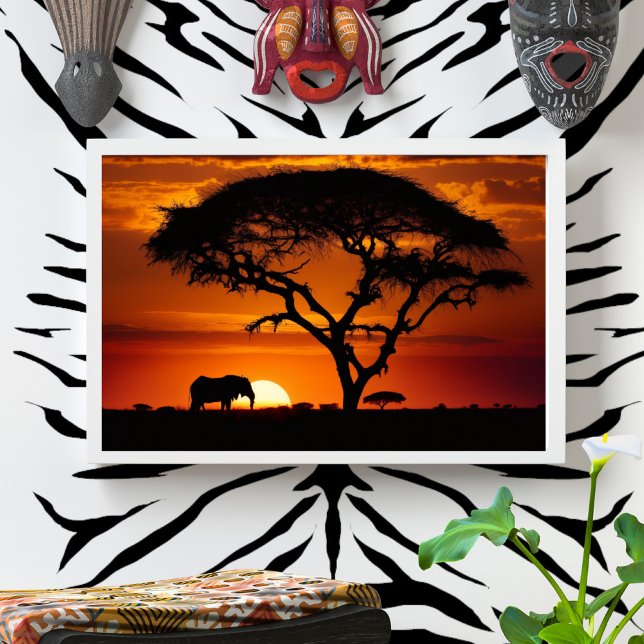 African Safari Sunset  Photo Print (Creator Uploaded)