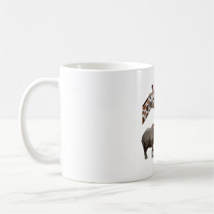 African Safari Wildlife Design Giraffe Coffee Mug