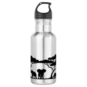 African Safari Wildlife Stainless Steel Water Bott Bottle