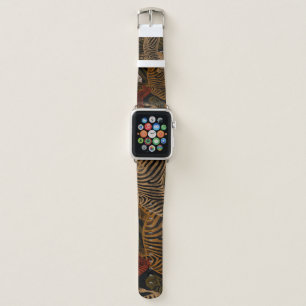 African Safari: Zebra Vintage Design Apple Watch Band