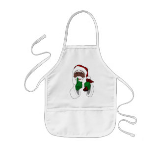African Santa Aprons Custom Christmas Aprons
