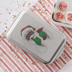 African Santa Cake Pan Christmas Cake Gifts