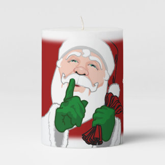 African Santa Christmas Candle Custom Santa Candle