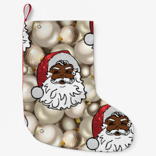 african santa claus christmas stocking