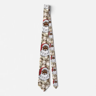 african santa claus neck tie