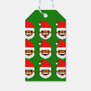 african santa emoji emoticons gift tags