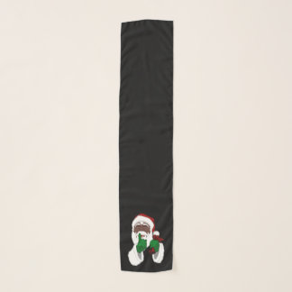 African Santa Scarf Cute Santa Clause Christmas