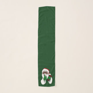 African Santa Scarf Cute Santa Clause Christmas