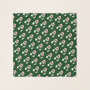African Santa Scarf Santa Clause Christmas Scarf
