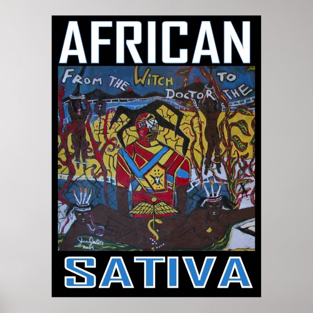 AFRICAN SATIVA POSTER (Front)