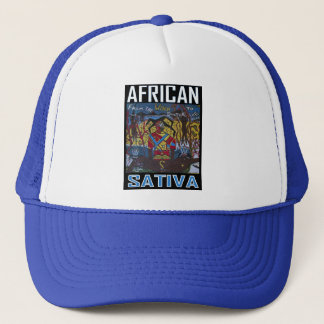 AFRICAN SATIVA TRUCKER HAT