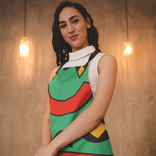 African Scary Tribal Apron
