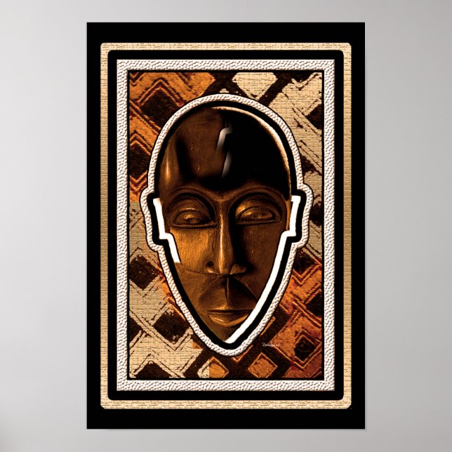 African Serenity Mask Poster (Front)