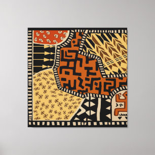 African Shaman Earth Spirits Canvas Print