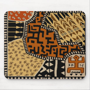 African Shaman Earth Spirits Mouse Pad