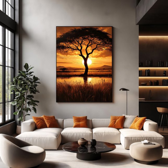 African Silhouette Poster (Creator Uploaded)