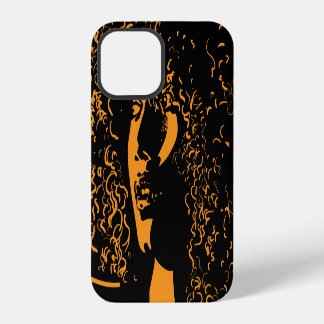African Silhouette: Vintage Contrast. iPhone 12 Case