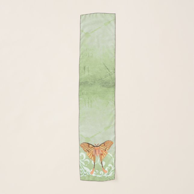 African Silk Moth Scarf (Front)