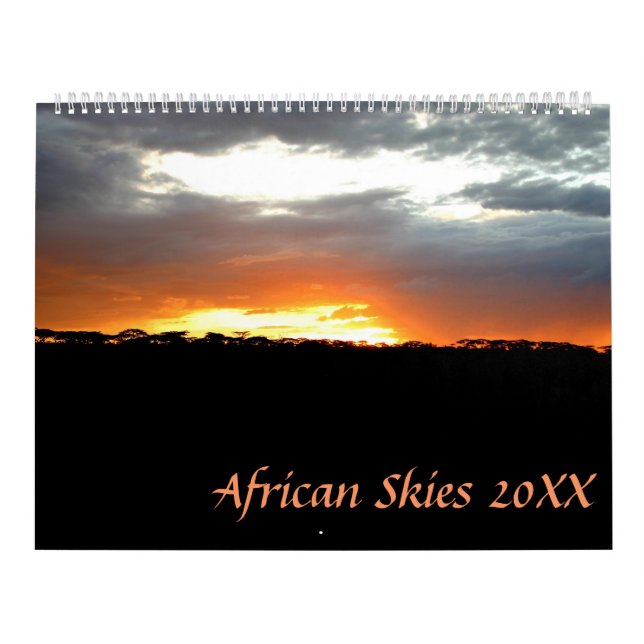 African Skies Calendar (Cover)