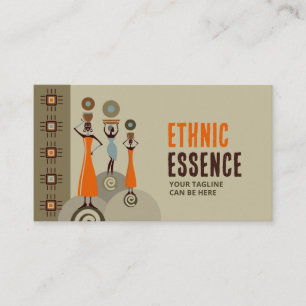 African Soul - art deco composition Business Card