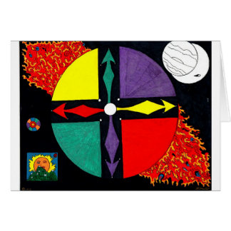 African Spirit Wheel Cards